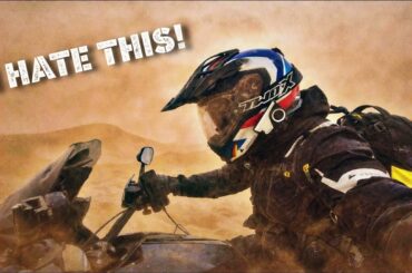 Watch This Moto Traveler Ride His EV Motorcycle In The Sahara Desert, Eat Sand