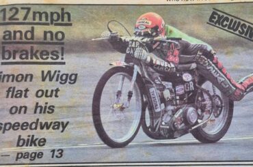 Speedway bikes have no gearbox and normally top out at 60-70mph