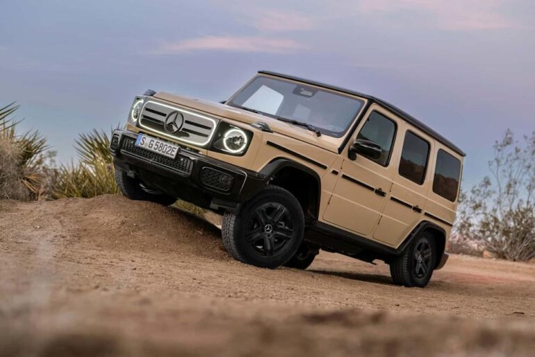 Mercedes Recalls Over 3,500 G-Class EVs Over Loose Wheel Bolts