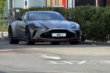 Cool [Aston Martin Vantage] with a cooler plate!