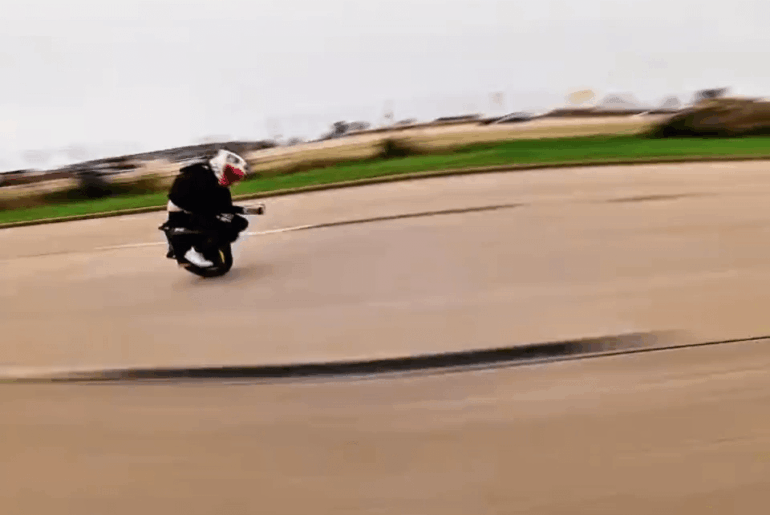 Insanity on one wheel