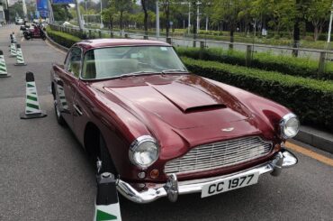 Aston Martin DB5 spotted in Shenzhen, China today