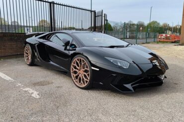 Spotted this [Lamborghini Aventador SV] outside the gym this morning