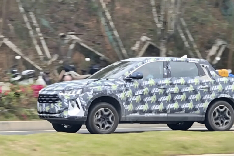 BYD pickup spotted testing in China as factory approval signals launch prep