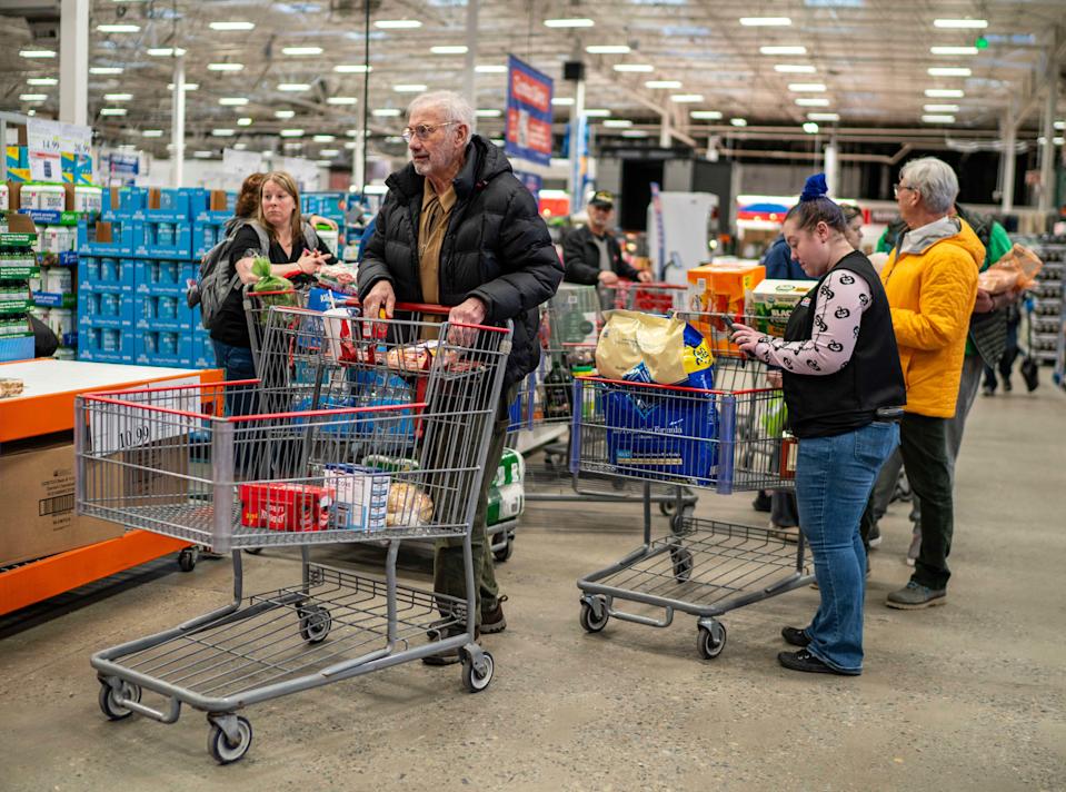 The Census Bureau is slated to share new retail spending data.Credit: Robert Nickelsberg / Getty Images