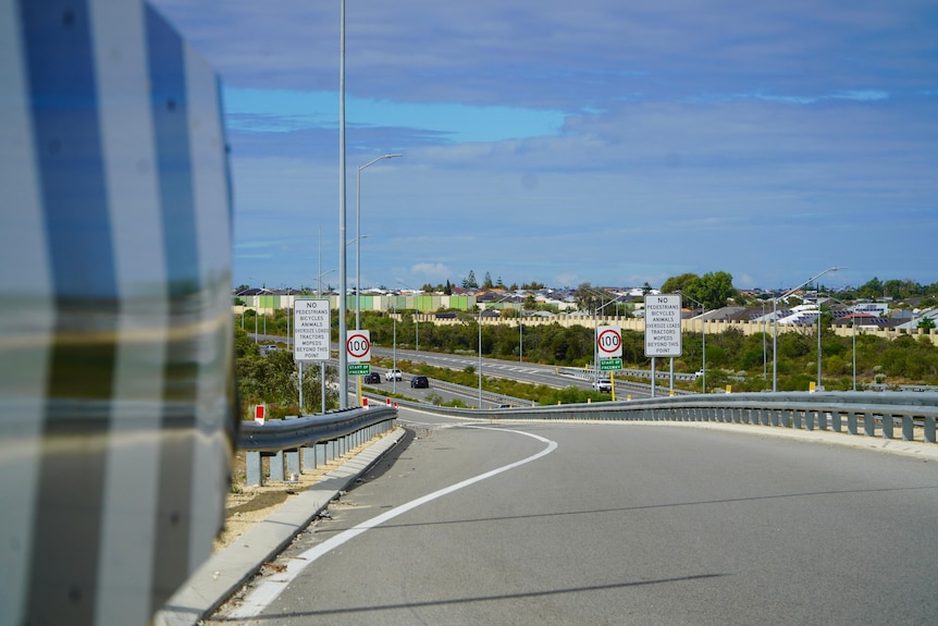 An on-ramp to a freeway