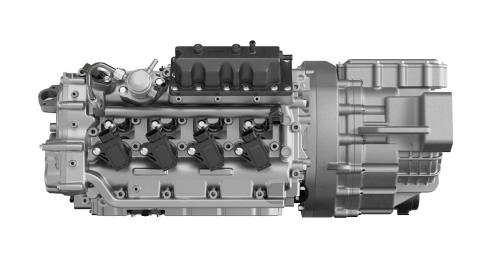 Horse hybrid engine.