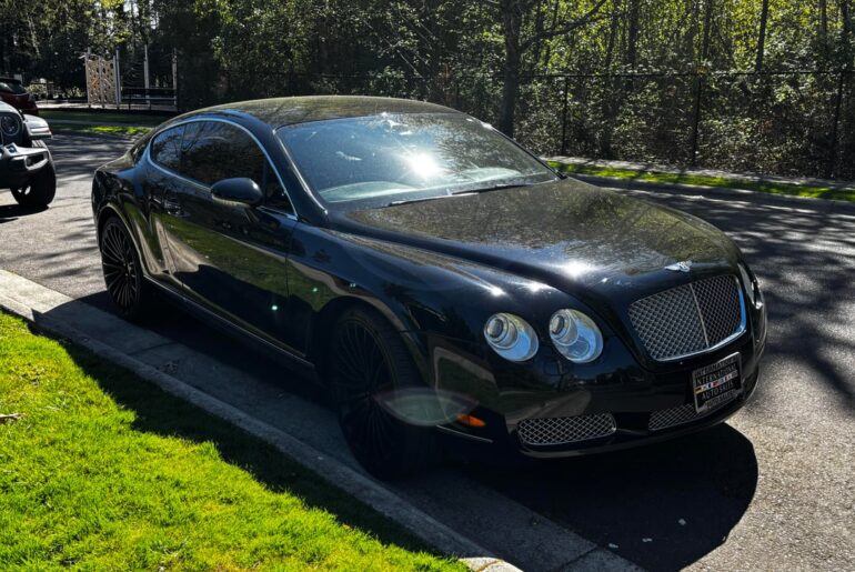 Spotted a [Bentley Continental] and [Ford F-250 Roush] today in Wilsonville, Oregon.