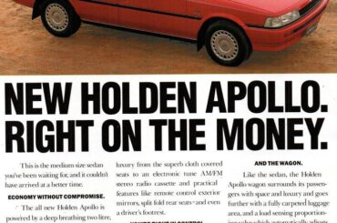 Holden Apollo the official car of?