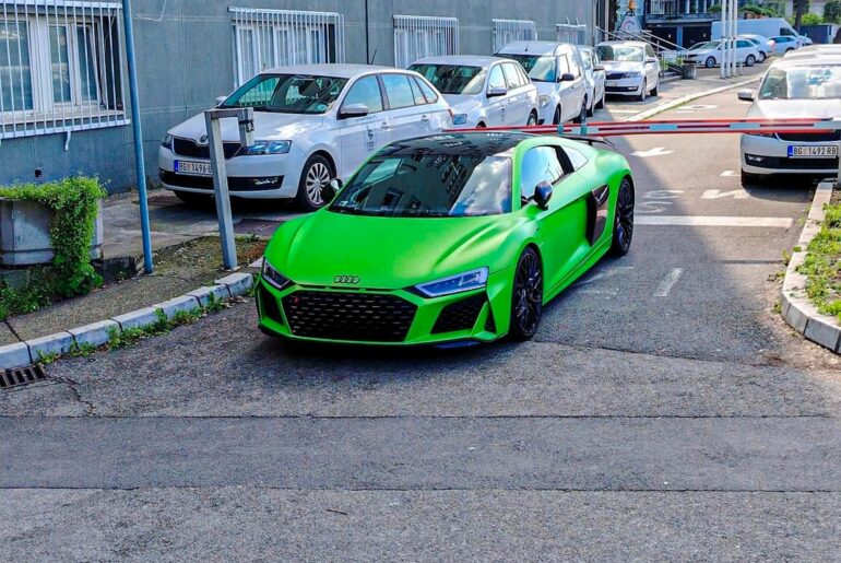 Spoted this [Audi R8] today in Belgrade,Serbia