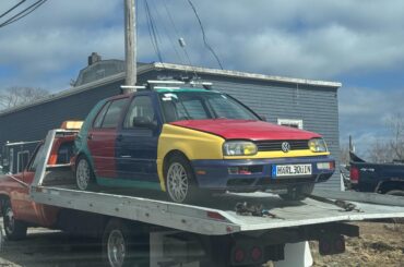 [VW Harlequin] spotted on a trailer, 1 of ~280