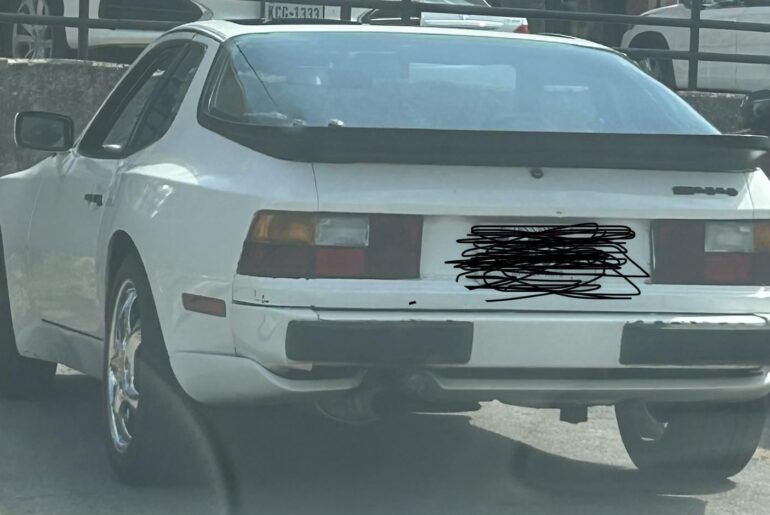 Check out this 944 I spotted a few days ago!