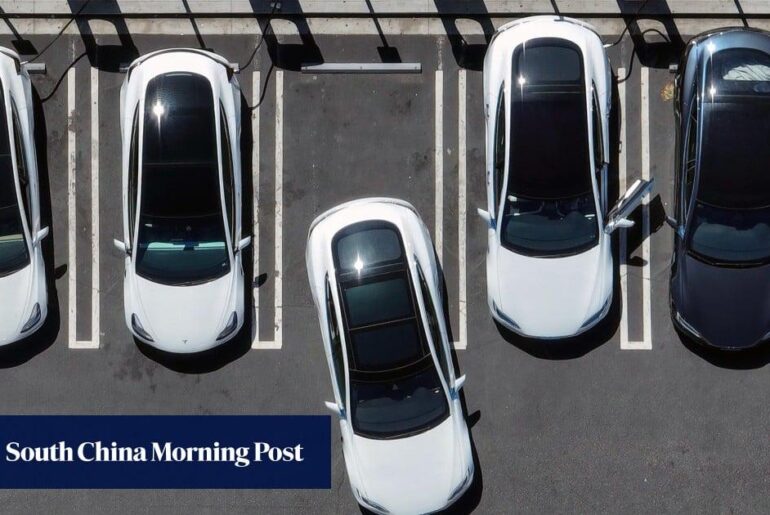 Tesla outraces China’s BYD in pure electric car sales to regain world’s top spot