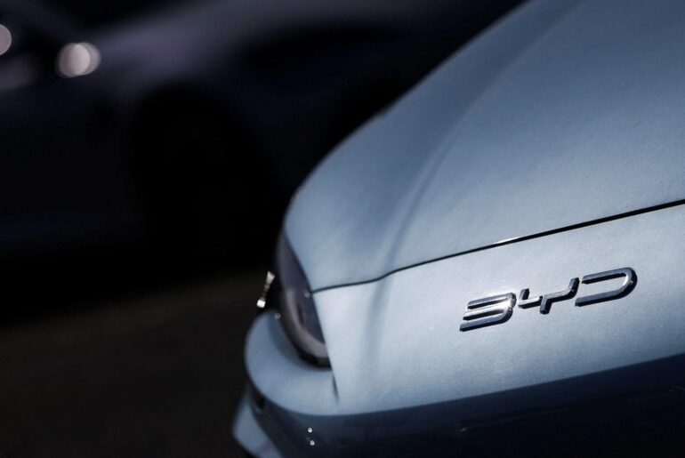 BYD's vehicle sales fall again in March amid fierce competition