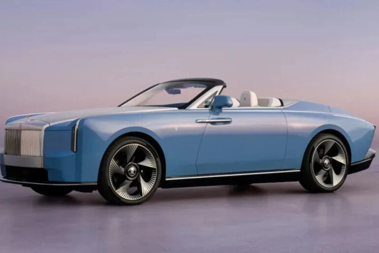Rolls-Royce Reveals Project Nightingale, a Bespoke Electric Convertible Concept