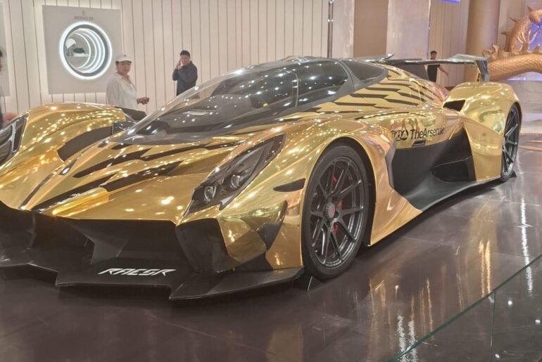 My frd sent me this [RAESR Tachyon Speed] powered by six electric jet motors