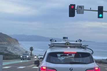 Very odd [BMW 2 Series (223i) Active Tourer] being used by Qualcomm in SoCal