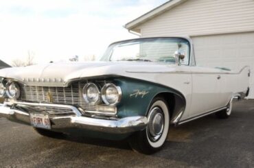 1960 Plymouth Fury Commando Convertible.383ci 330hp 4 bbl Power Windows/Seat/Steering/Brakes. Oval Steering Wheel