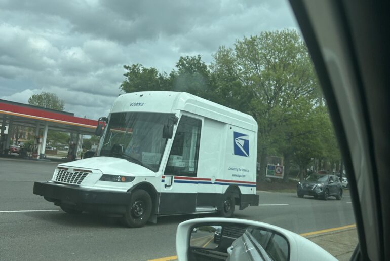 The new mail truck…