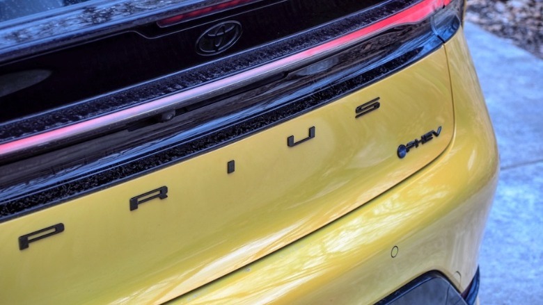 Prius rear badge