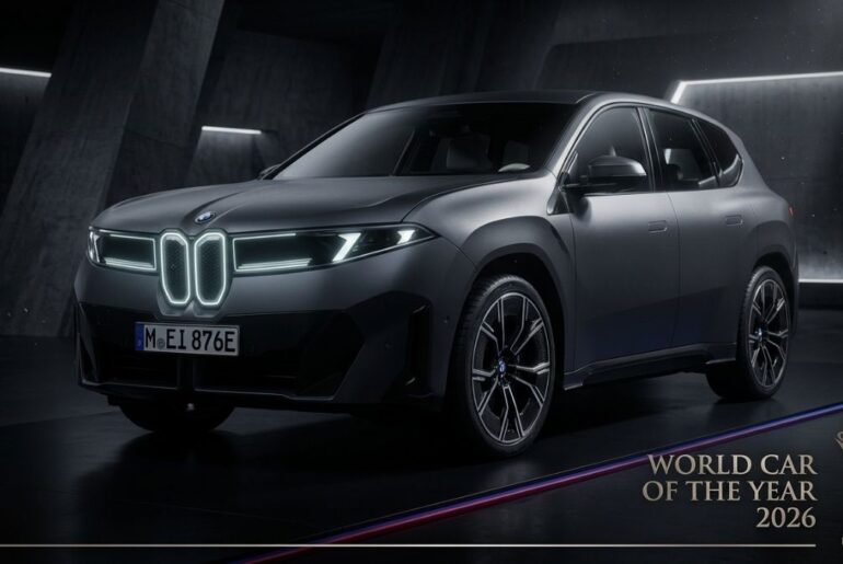 BMW iX3 Winning World Car Of The Year Award
