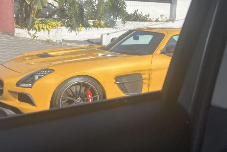 [Mercedes-Benz SLS AMG Black Series] somewhere in West Ave