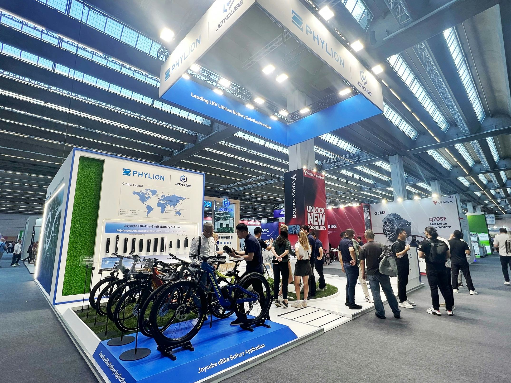 Joycube showcased its semi-solid battery solution at EuroBike 2025. 