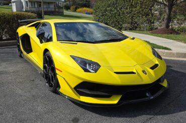 [Lamborghini Aventador SVJ] on a nice hot day in Maryland