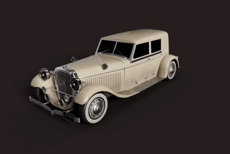 Our 3D, 1920s classic car designs