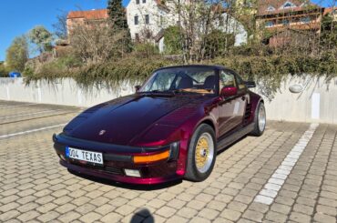 [Porsche 911 Turbo] (930) with Slantnose conversion that I randomly spotted on my way from my job. It should be '78 Turbo 3.3 model