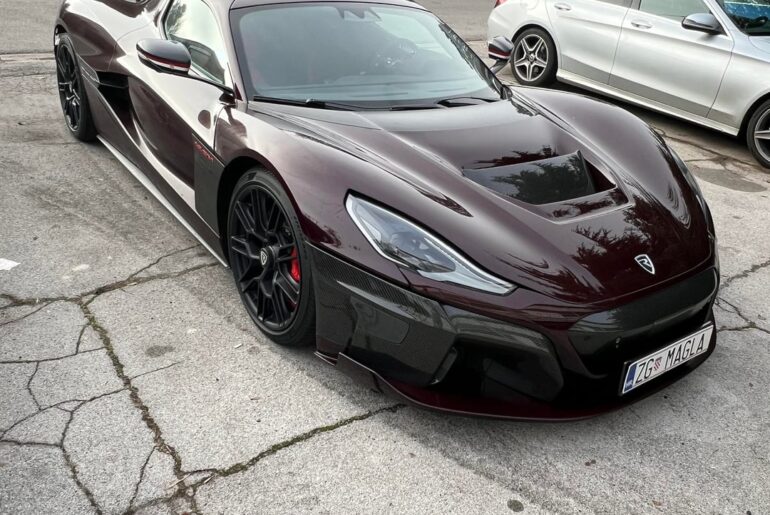 Going to work [Rimac Nevera]