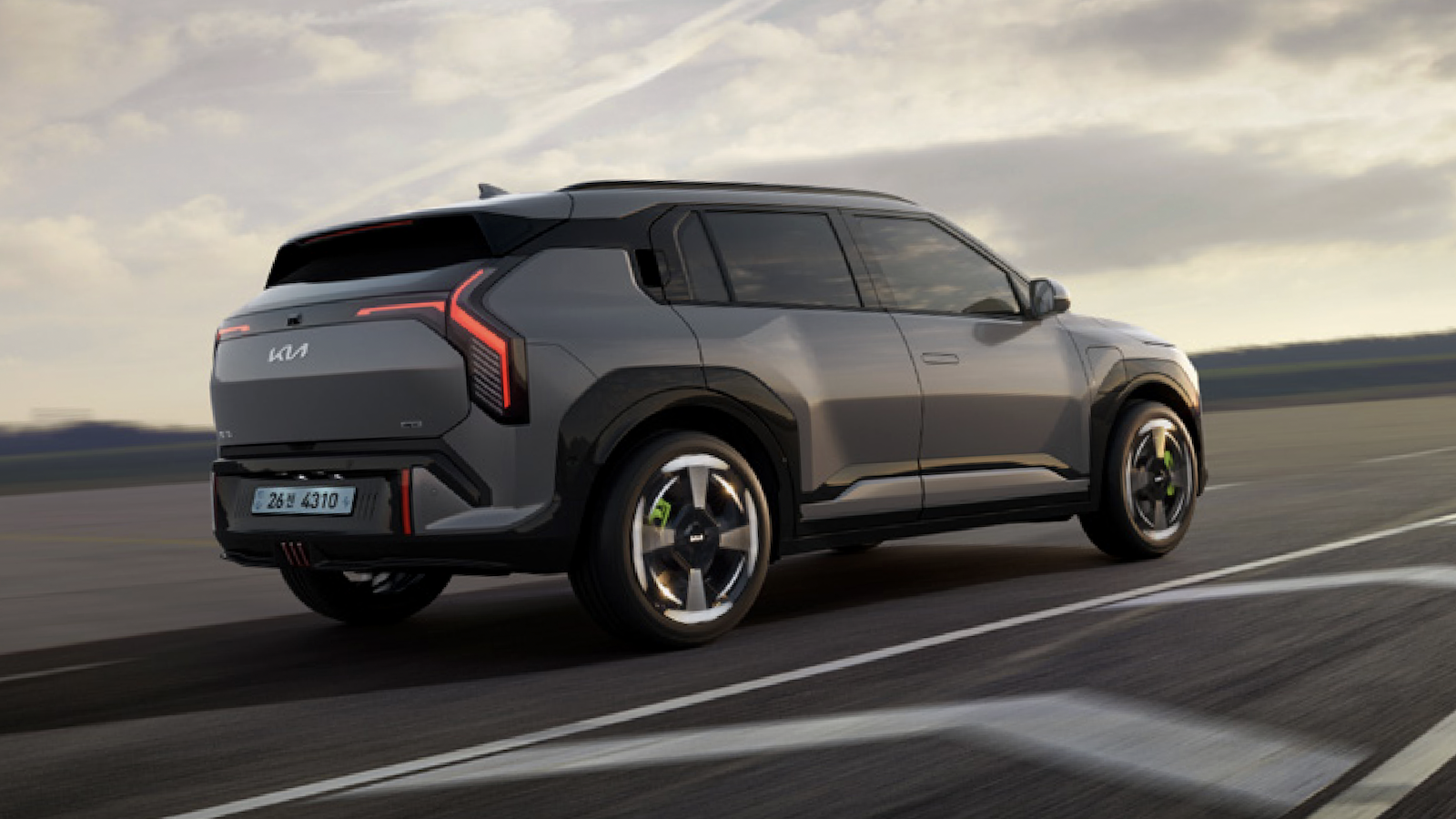 Kia Ev3 Gt Rear Three Quarters