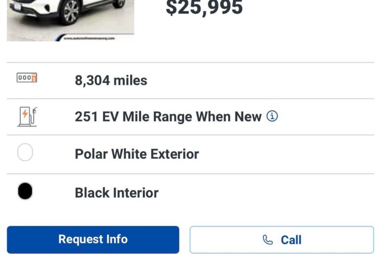 Why are Mercedes EQBs so cheap on the use market?