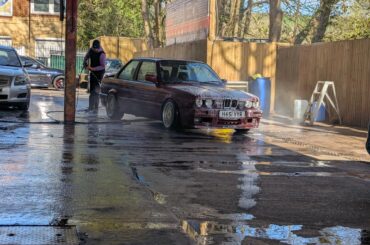 Beautiful [Alpina unknown] at the car wash in Bath