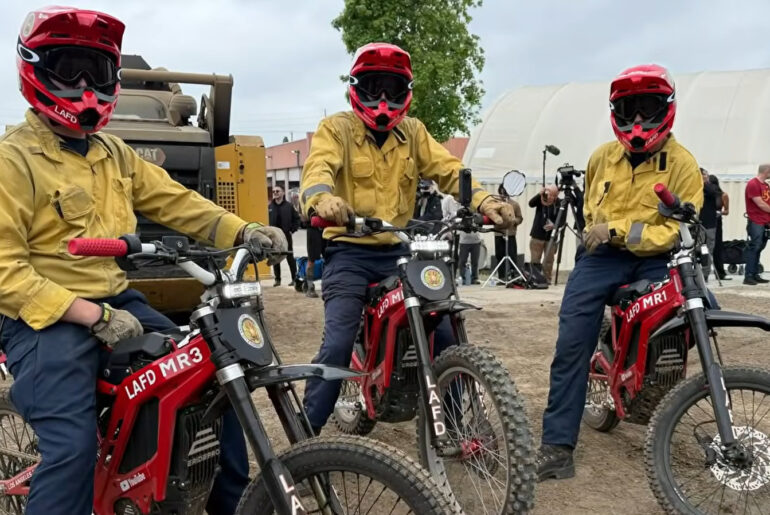 Los Angeles Traffic Is So Bad The Fire Department Got New Electric Motorcycles To Quicken Response Time