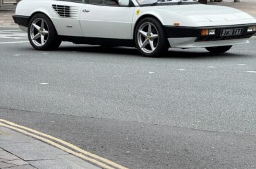 [Ferrari Mondial] spotted earlier today in Liverpool. I know they’re not looked on favourably, but I liked it.