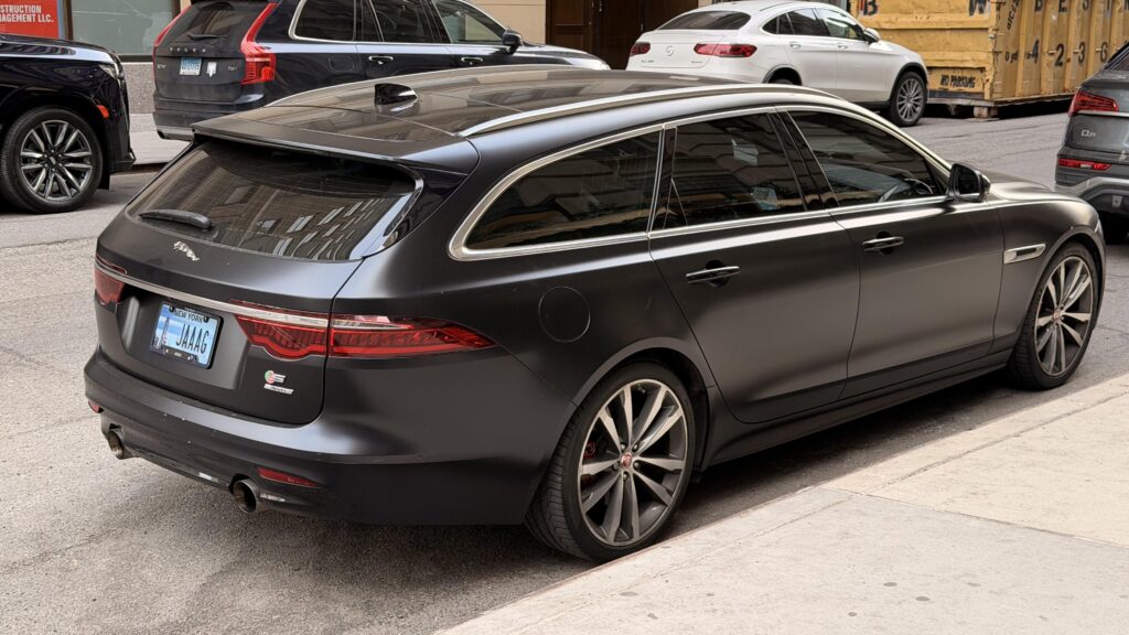 1 of ~250 [Jaguar XF S Sportbrake] with an appropriate plate