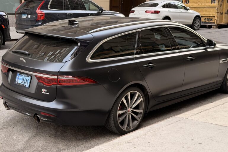 1 of ~250 [Jaguar XF S Sportbrake] with an appropriate plate