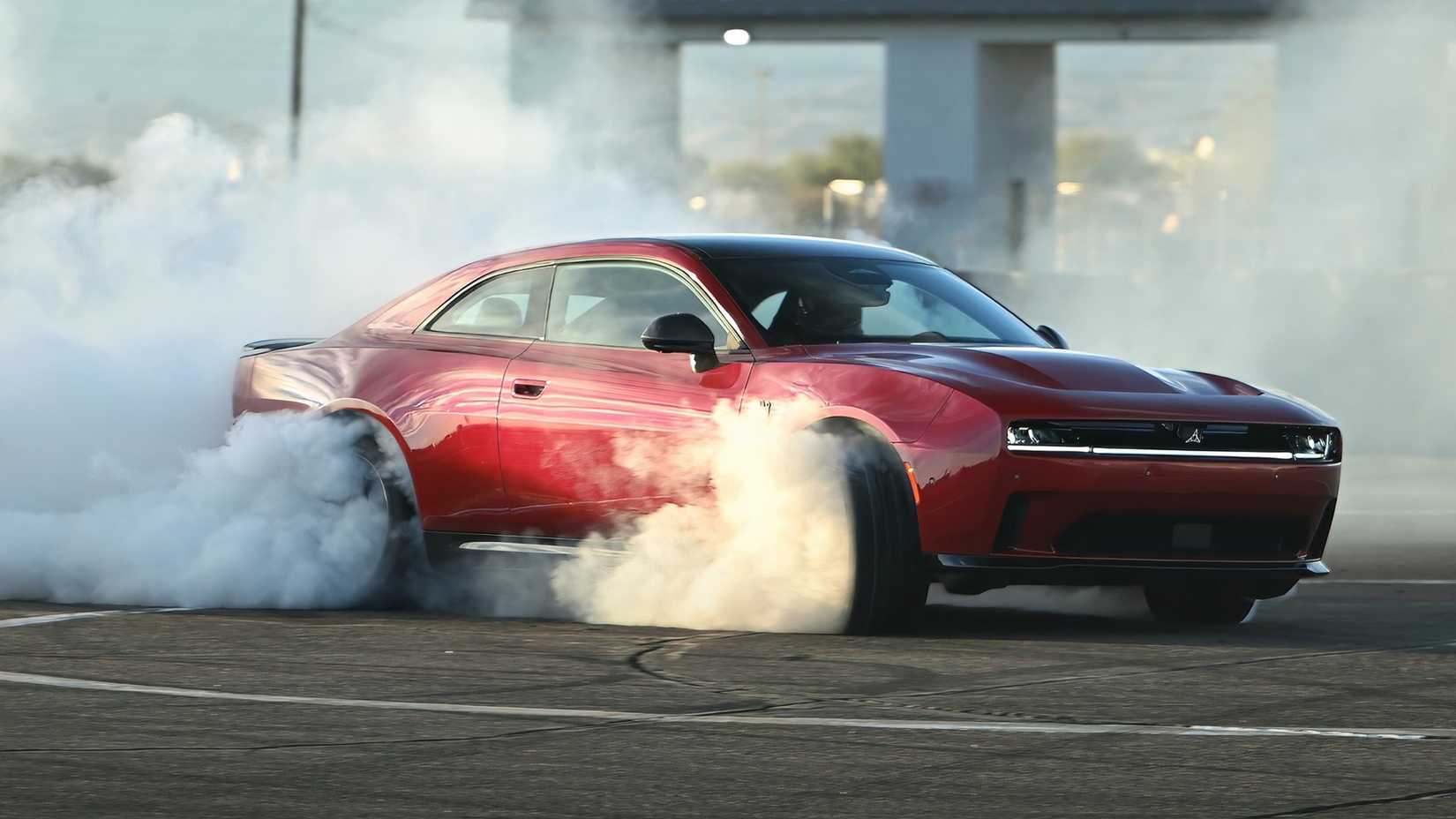 AWD burnout of 2026 Dodge Charger Daytona