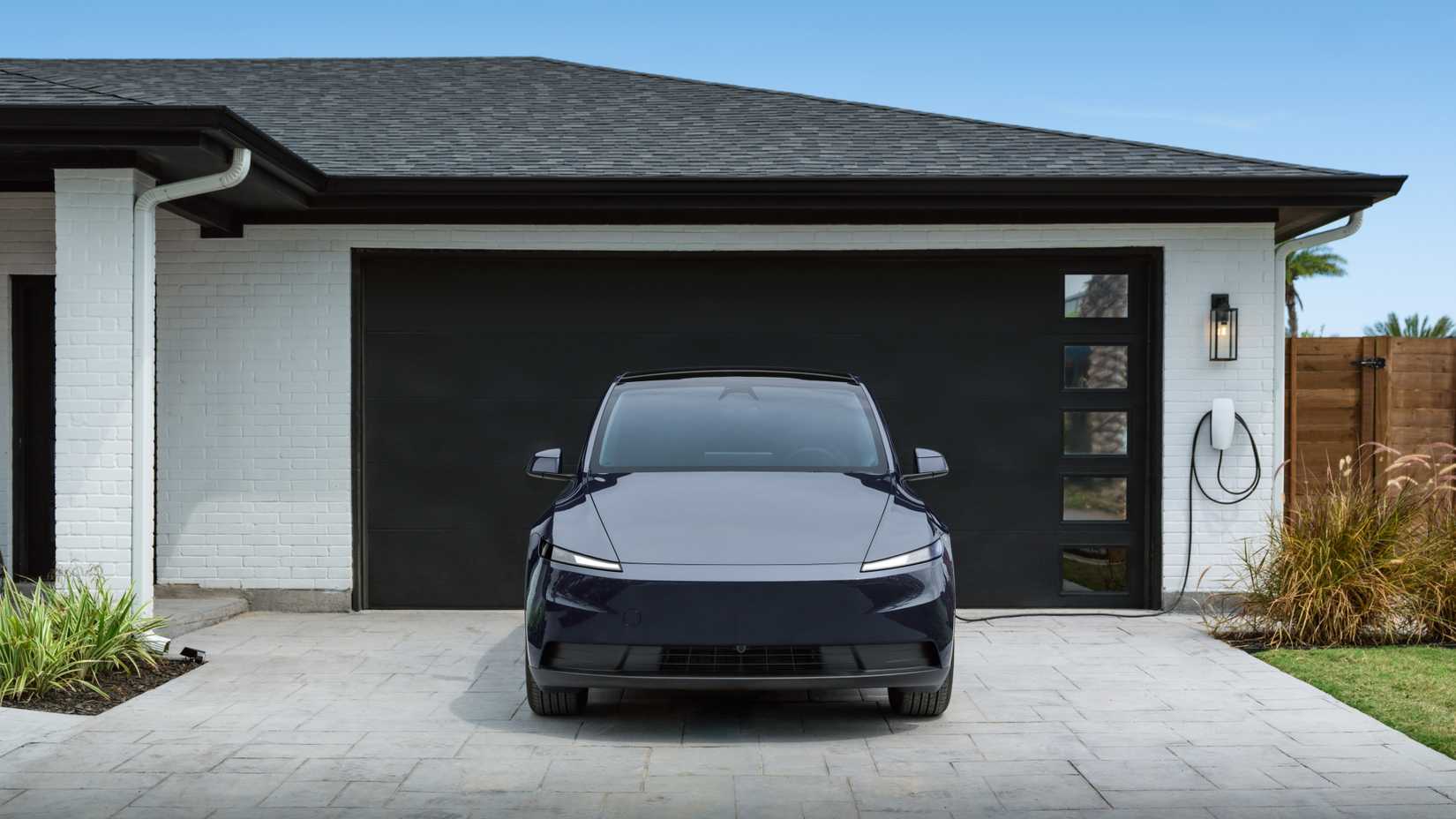 Tesla Model Y Standard parked front view