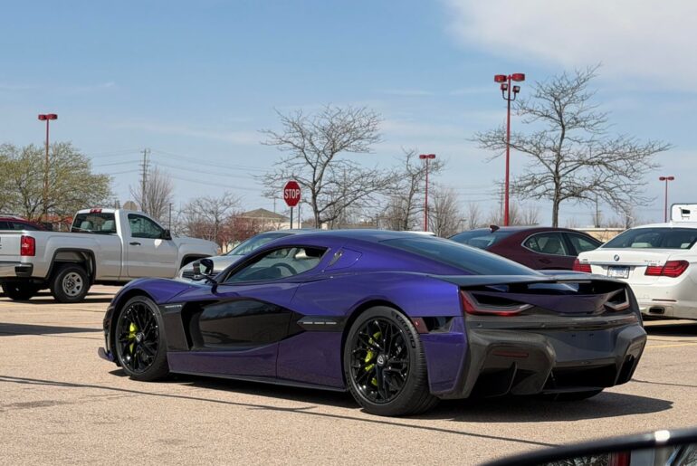 Spotted while charging [Rimac Nevera]