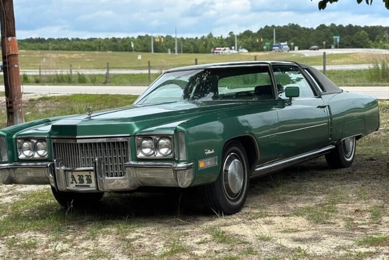 1972 Cadillac El Dorado, all original, no mods, one owner car. Runs great, AC & HEAT WORKS LEATHER SEATS. Stored inside, has perfect potential for the right buyer!