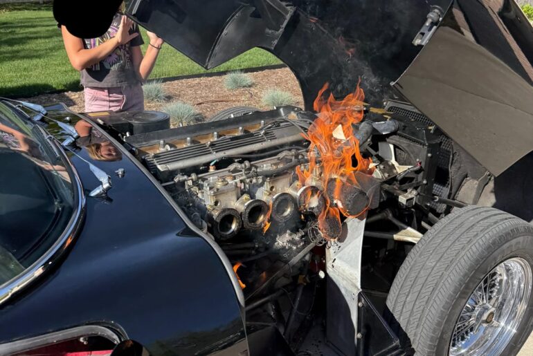 Was the engine fire the shops fault