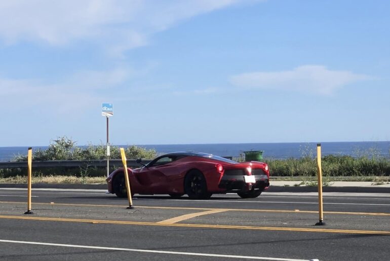 Saw this [Ferrari Laferrari] cruising down pch