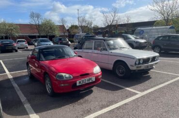 [Triumph Dolomite and Suzuki Cappuccino] spotted in Warwickshire, UK