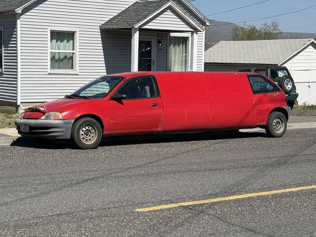Geo Metro Limo, the official car of...