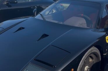[Ferrari F40],[lamborghini Miura],and some old&new friend in a parking lot