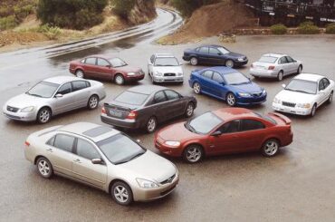 Which of these 2003 4 cylinder manual midsize sedans tested by Car & Driver would you pick?
