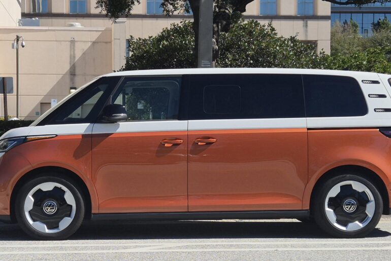 [VW ID. Buzz]. Only the second one I've seen, figured they'd be more popular 🤔