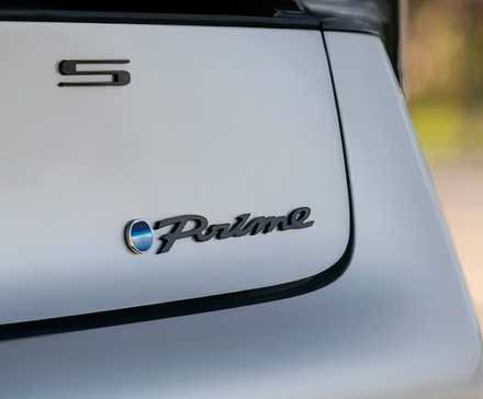 2024 Toyota Prius Prime White Rear Badge